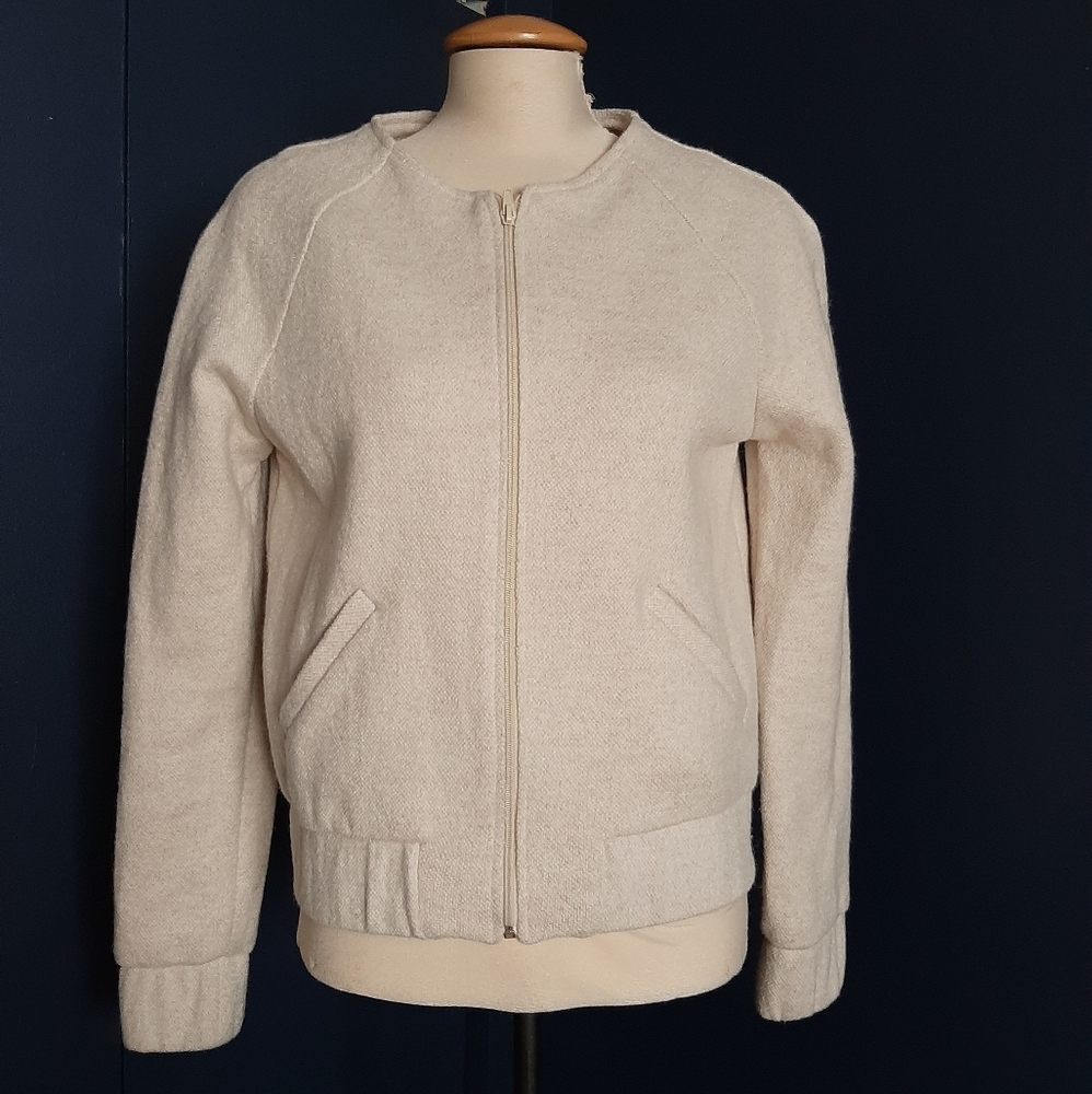 Lovan m, wool cream spring coat
